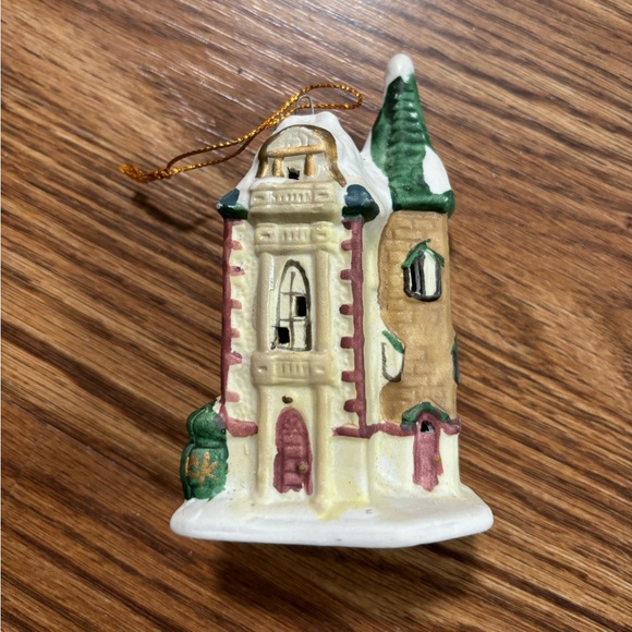 Vintage Porcelain House and Toy Store Ornament - Picture 2 of 4